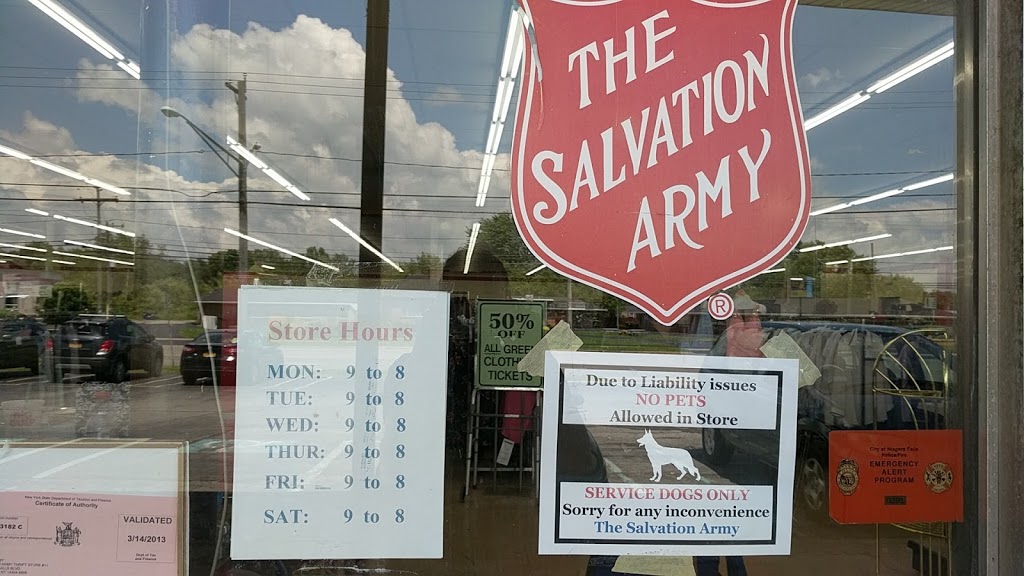 The Salvation Army Family Store & Donation Center | 9491 Niagara Falls Blvd, Niagara Falls, NY 14304, USA | Phone: (800) 728-7825