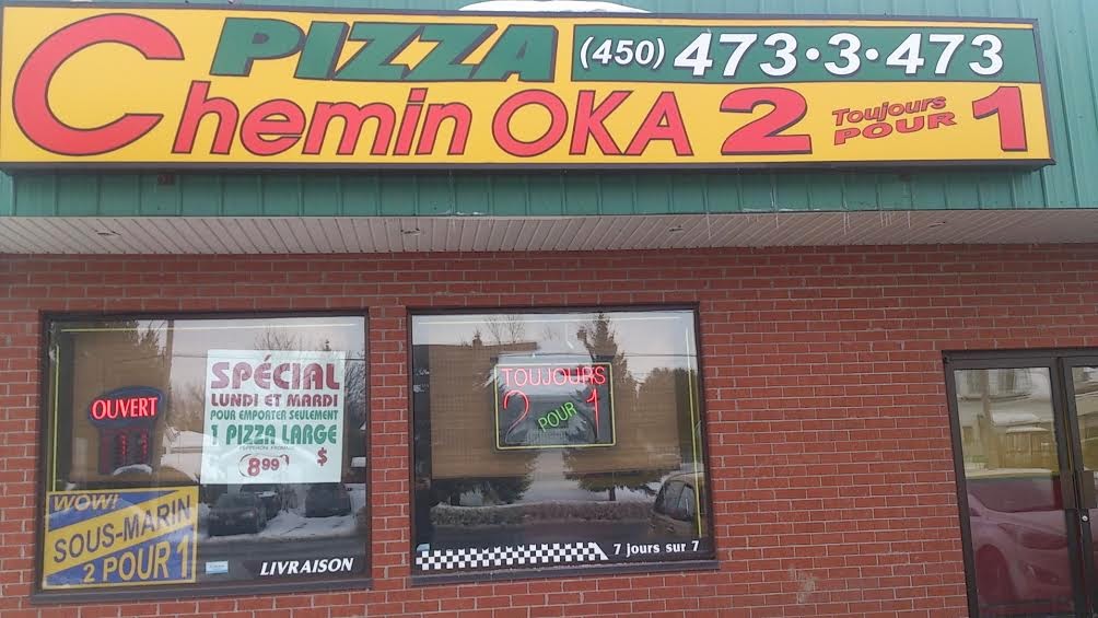 Pizza Chemin Oka 2 pour 1 | 3926 Chemin dOka, Saint-Joseph-du-Lac, QC J0N 1M0, Canada | Phone: (450) 473-3473