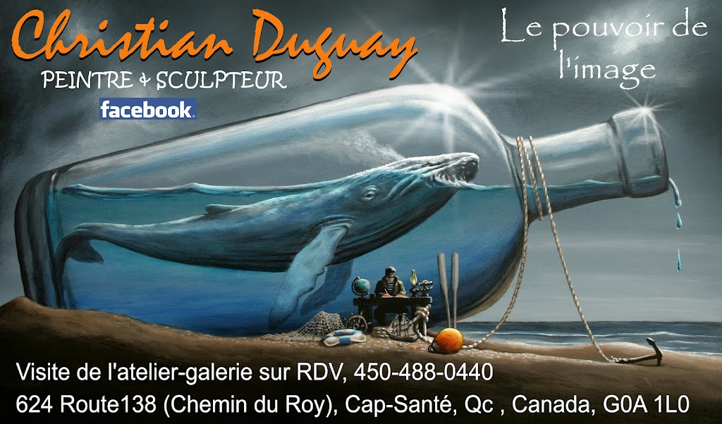 Atelier dart Christian Duguay | 624 Chem. du Roy, Cap-Santé, QC G0A 1L0, Canada | Phone: (450) 488-0440