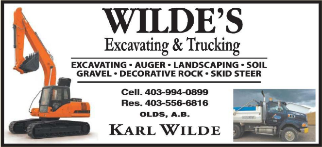 Wildes Excavating & Trucking | 6406 53 St, Olds, AB T4H 1M2, Canada | Phone: (403) 994-0899