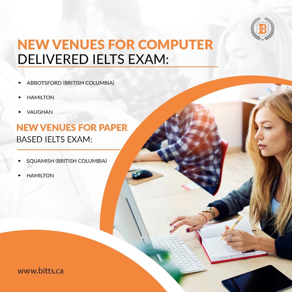 BITTS Milton IELTS Test Centre | 810 Nipissing Rd Unit 215, Milton, ON L9T 4Z9, Canada | Phone: (905) 790-3940