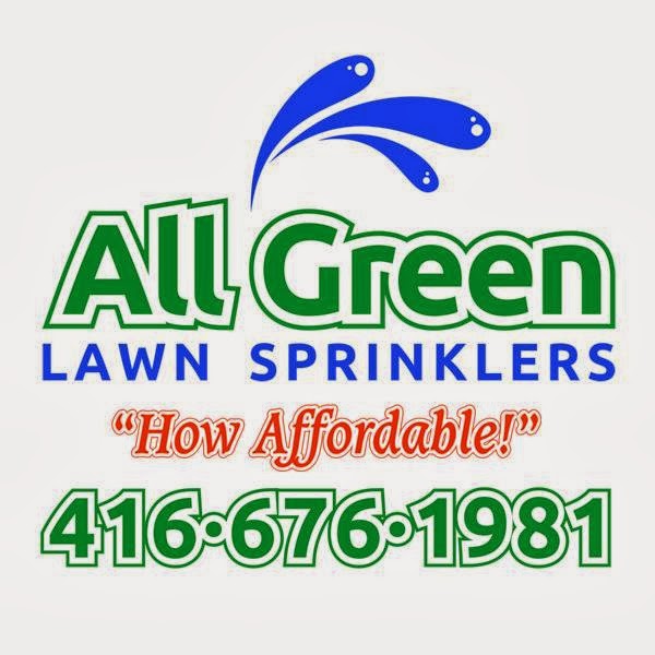 All Green Lawn Sprinklers | 8 Crane Ave, Etobicoke, ON M9P 2T2, Canada | Phone: (416) 676-1981