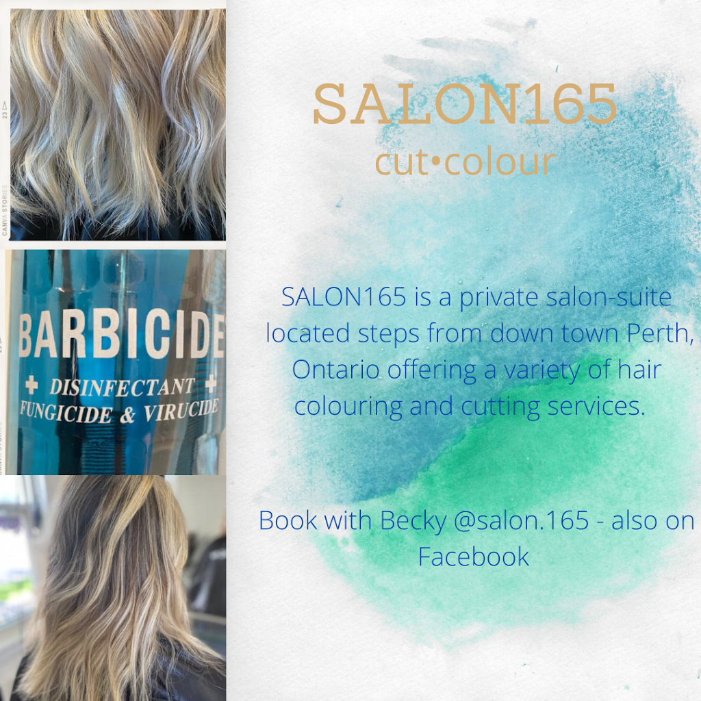 SALON165 | 165 Gore St E, Perth, ON K7H 1J9, Canada | Phone: (613) 264-7491