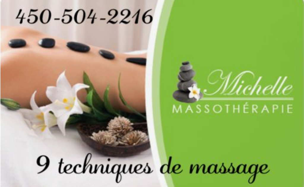 Michelle Massotherapie | 1041 112 Avenue, Saint-Jérôme, QC J7Y 5E2, Canada | Phone: (450) 504-2216