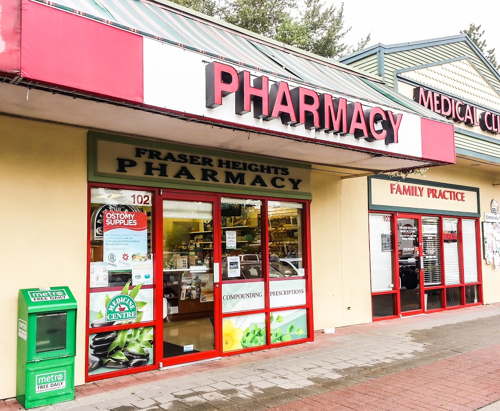 Fraser Heights Compounding Pharmacy | Unit #102 16033 108th Avenue, Surrey, BC V4N 1P2, Canada | Phone: (604) 930-9544