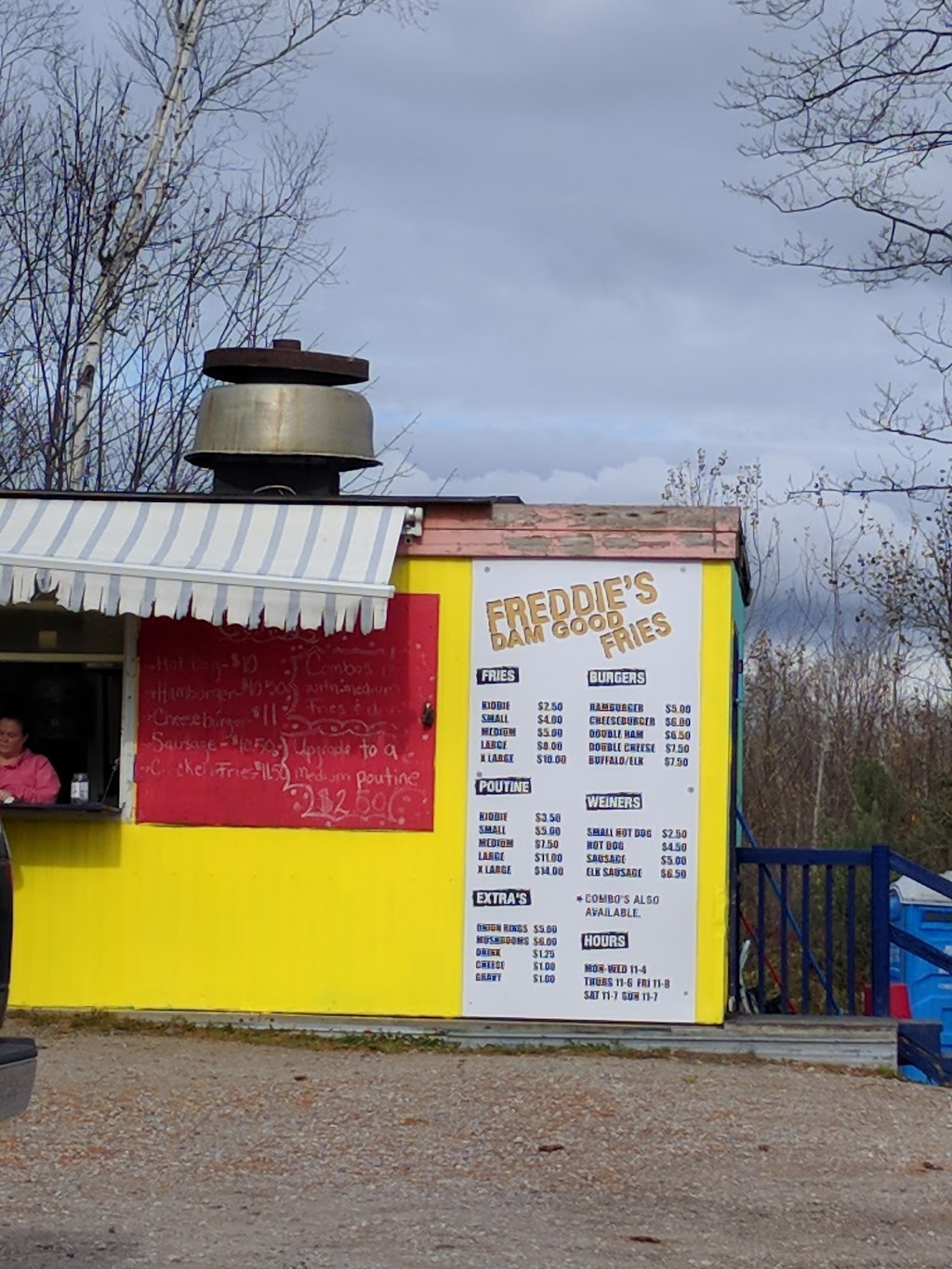 Freddies Dam Good Fries | Cassell Dr, Springwater, ON L0L 1V0, Canada | Phone: (705) 835-3673