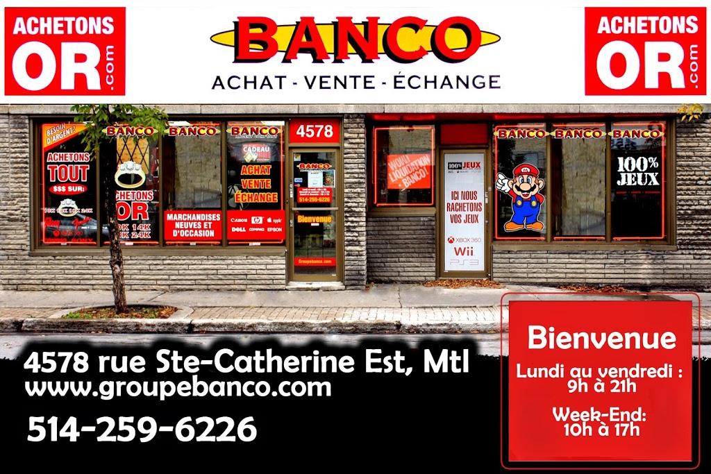 Banco Ste-Catherine | 4578 Rue Sainte-Catherine E, Montréal, QC H1V 1Y7, Canada | Phone: (514) 259-6226