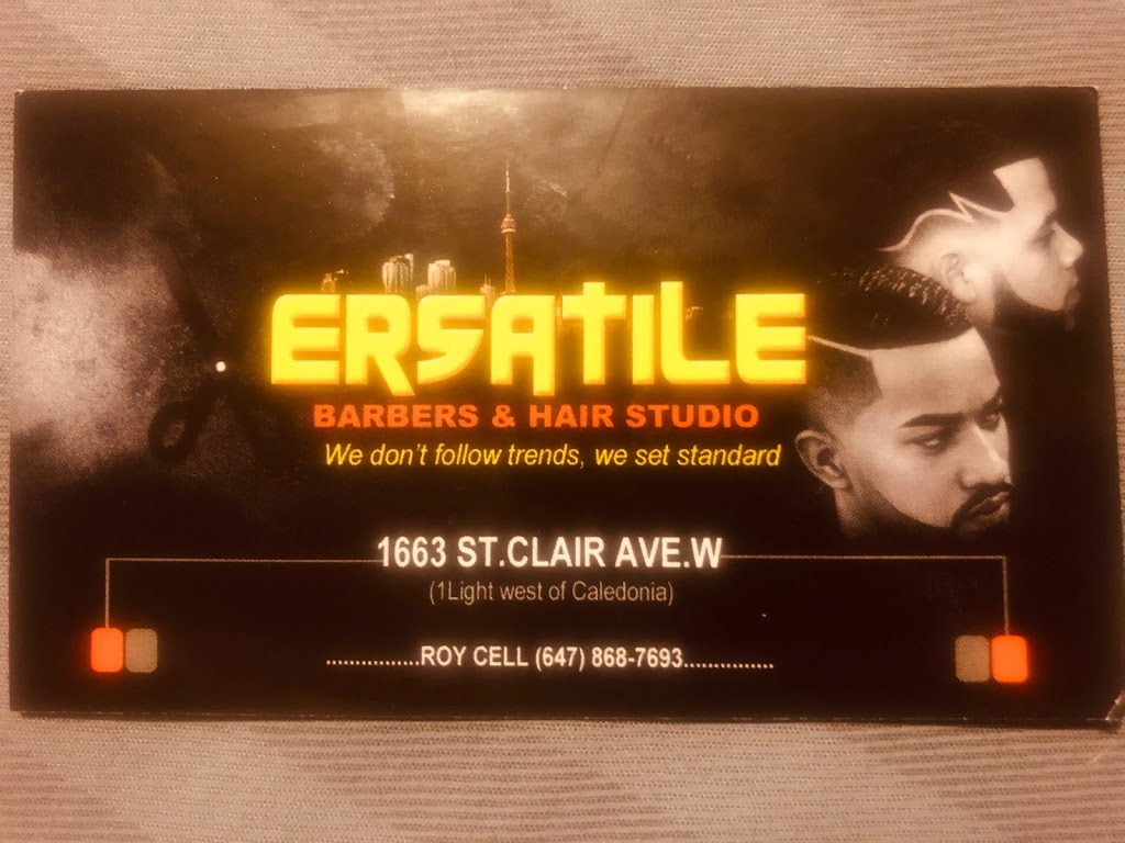 Versatile Barbers N Hair Studio | 1663 St Clair Ave W, Toronto, ON M6N 1H9, Canada | Phone: (416) 654-2884