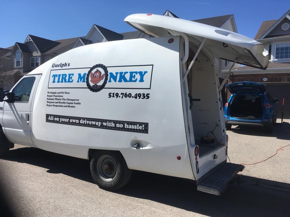 Tire Monkey | 316 Ironwood Rd, Guelph, ON N1G 3G3, Canada | Phone: (519) 760-4935