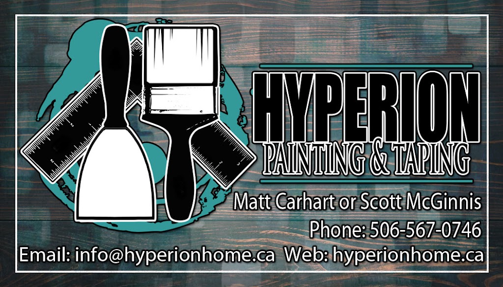 Hyperion Painting & Taping | 8 Morrow Ave, Four Corners, NB E4E 3P7, Canada | Phone: (506) 567-0746