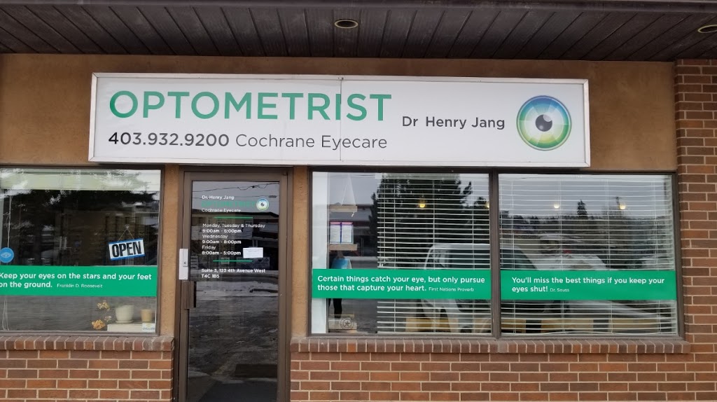 Cochrane Eyecare Centre | 123 4 Ave W, Cochrane, AB T4C 2G4, Canada | Phone: (403) 932-9200