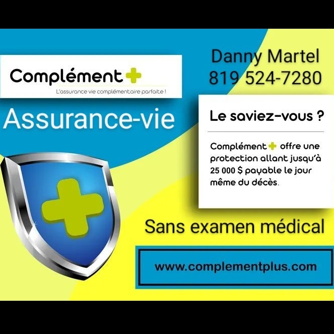 Assurances-Vie & Accident Danny Martel | 3857 Côte Rosemont, Trois-Rivières, QC G8Y 6M9, Canada | Phone: (819) 524-7280