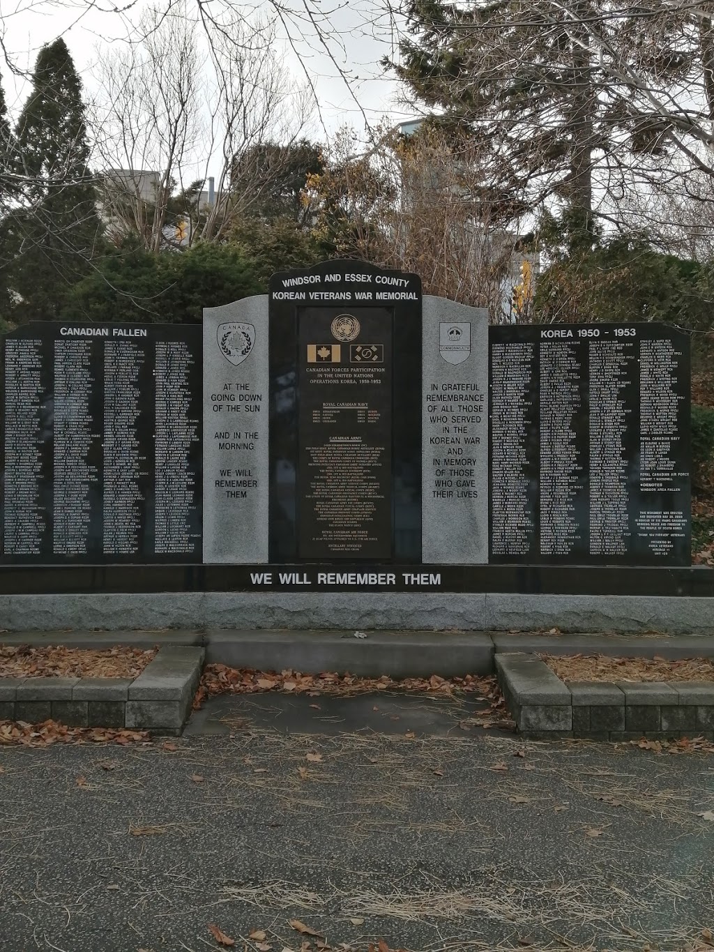 Korean War Memorial | City Centre, Windsor, ON N9A 0A3, Canada | Phone: (888) 567-2927