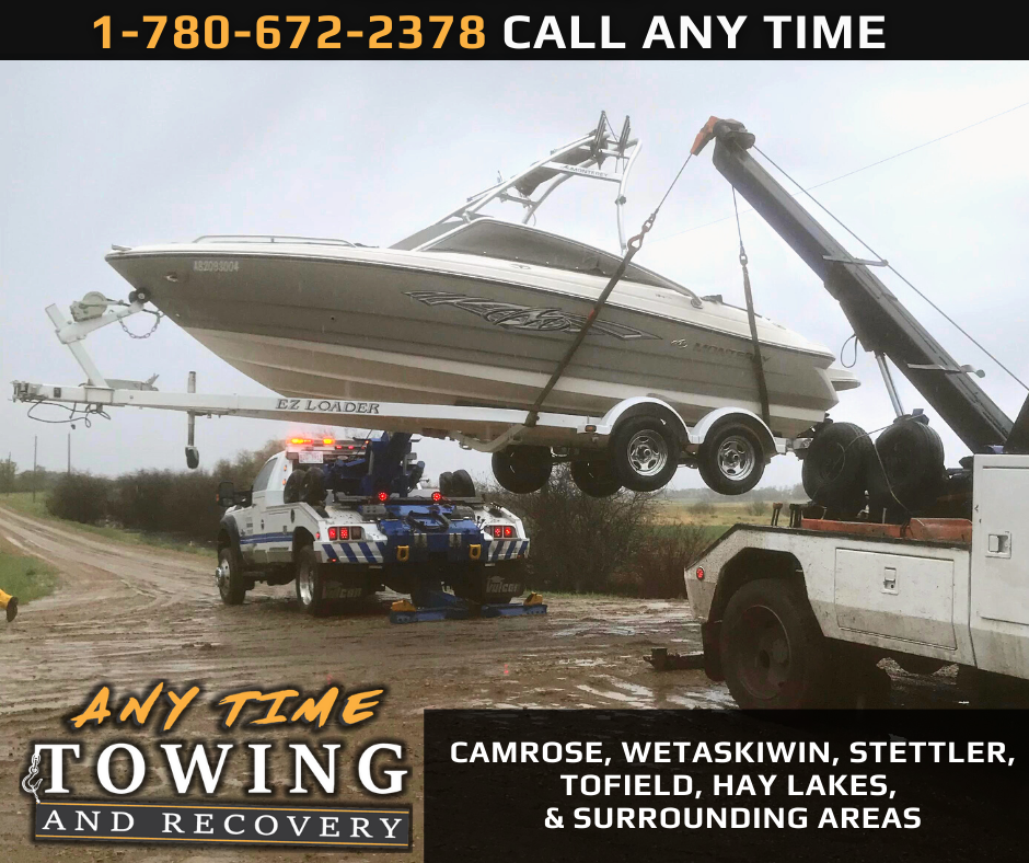 Any Time Towing & Recovery | 4213 37 St, Camrose, AB T4V 4S2, Canada | Phone: (780) 672-2378