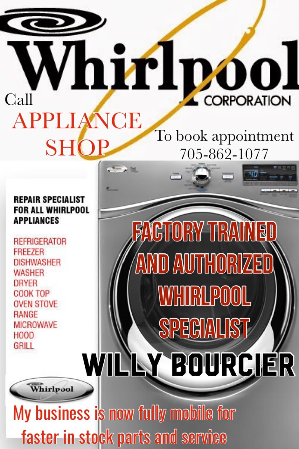 Appliance Shop | 91 Whitney Ave, Espanola, ON P5E 1B1, Canada | Phone: (705) 869-4645