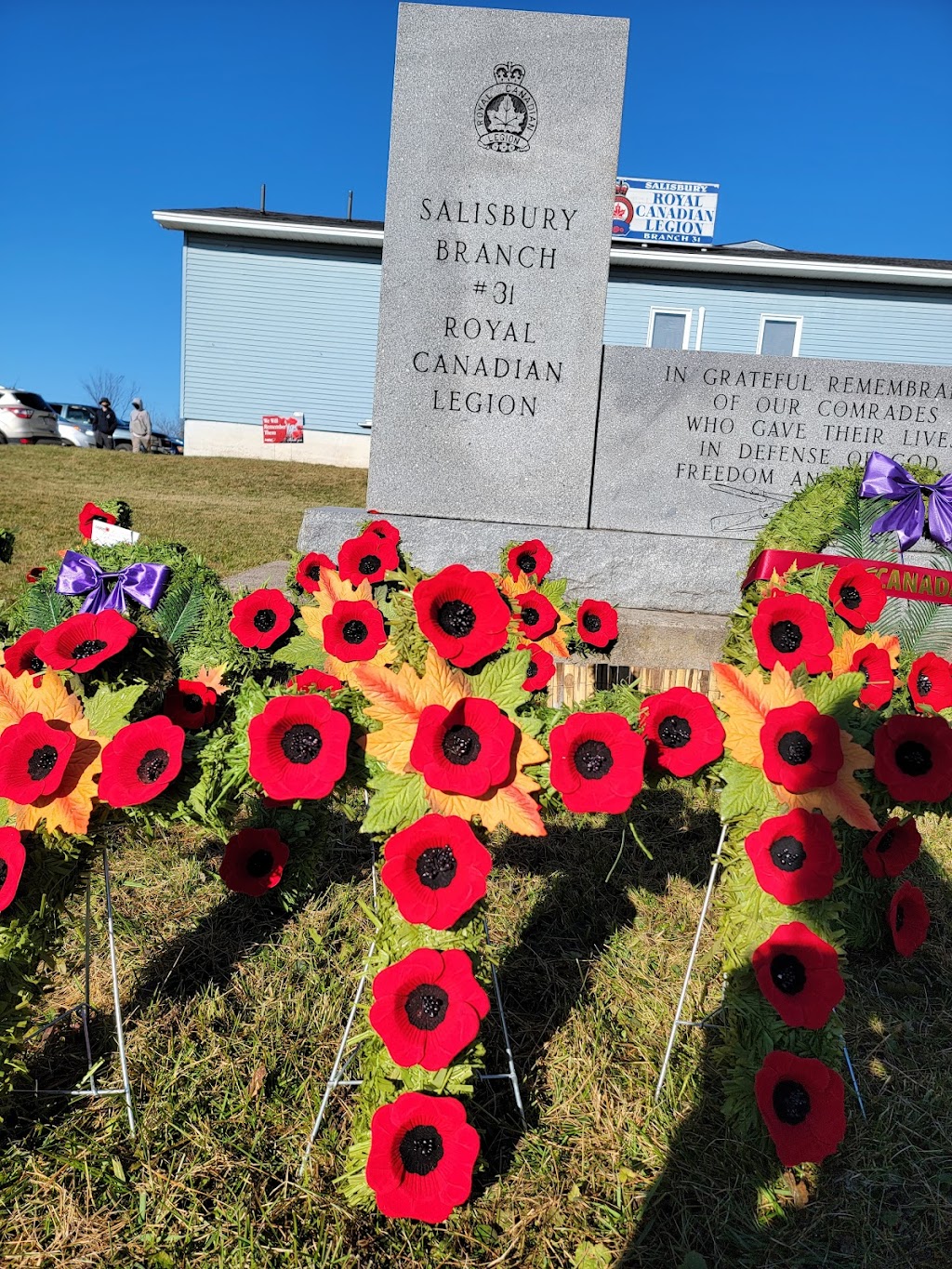 Royal Canadian Legion Branch 31 | 3317 NB-106, Salisbury, NB E4J 3H4, Canada | Phone: (506) 372-4730