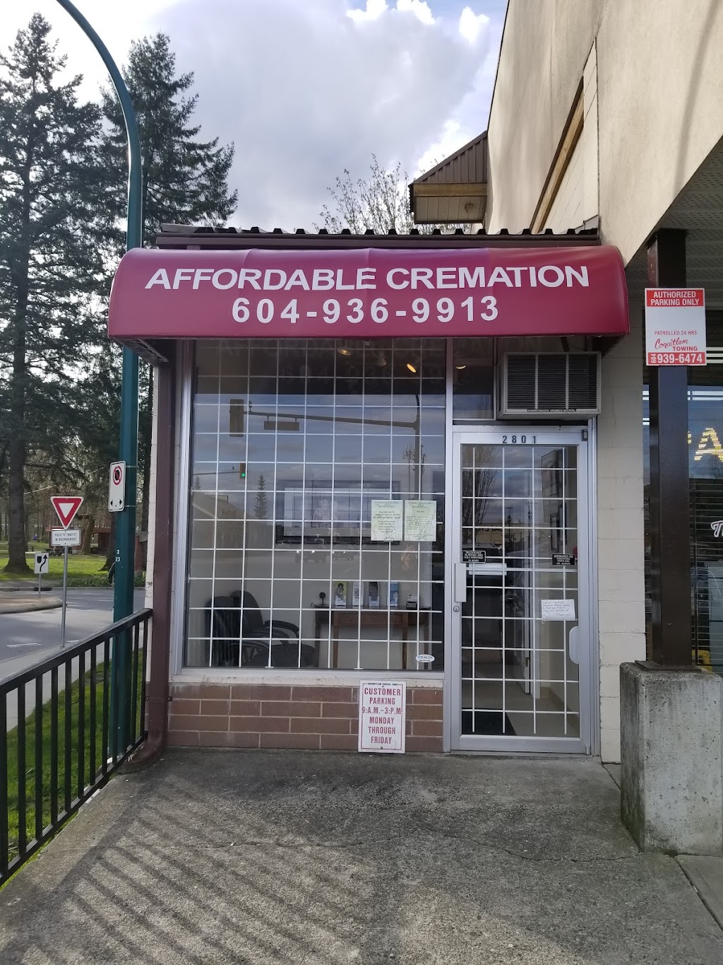 Affordable Cremation & Burial Ltd. | 2801 Shaughnessy St, Coquitlam, BC V3C 3M1, Canada | Phone: (604) 936-9913