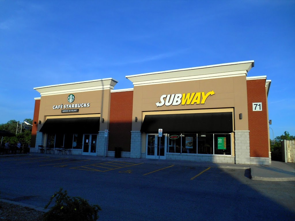 Subway | 71 Boulevard de la Gappe Unit 1, Gatineau, QC J8T 0B5, Canada | Phone: (819) 246-4505