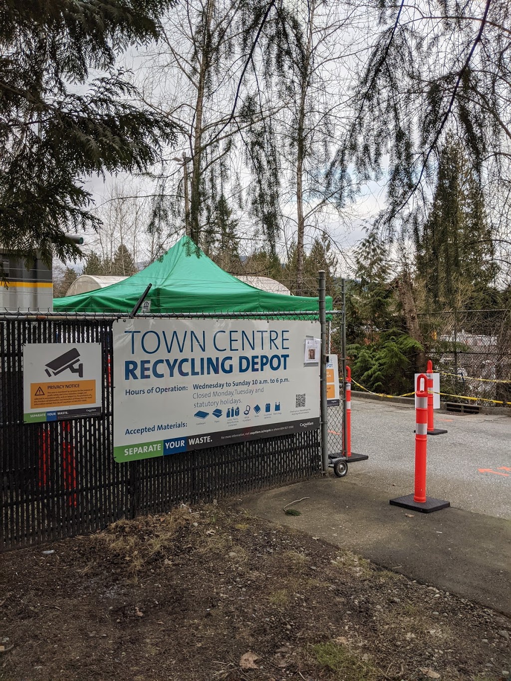 Town Centre Recycling Depot | Trevor Wingrove Way, Coquitlam, BC V3B 7Y3, Canada | Phone: (604) 927-3500