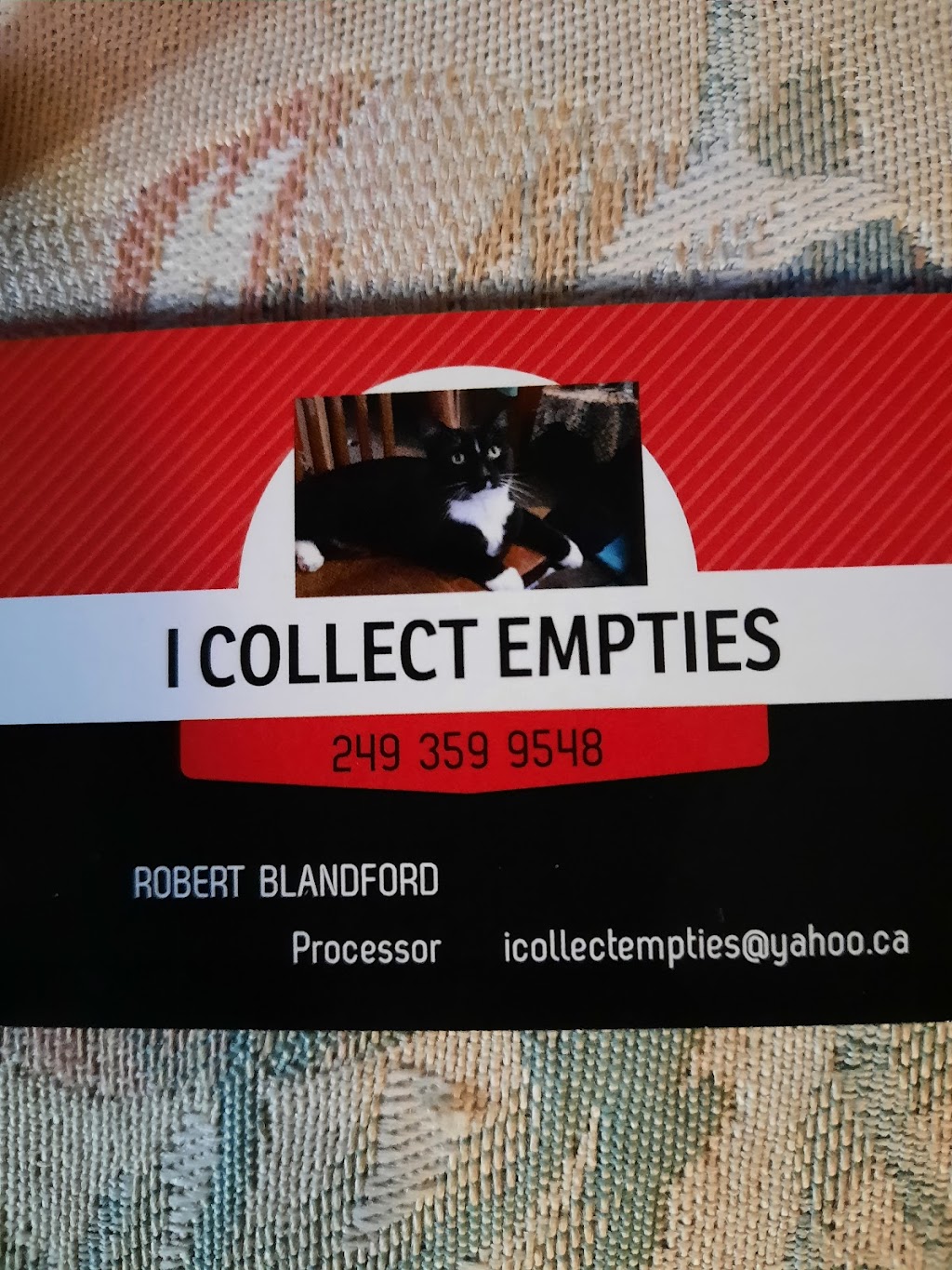 I COLLECT EMPTIES | 80 James St E, Orillia, ON L3V 1L2, Canada | Phone: (249) 359-9548