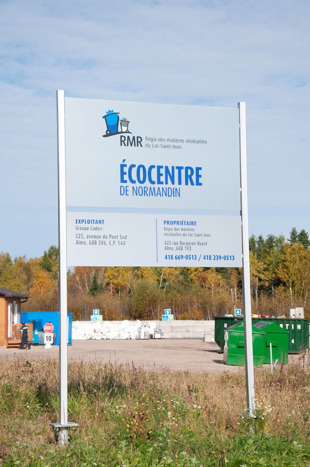 Écocentre de Normandin | 1177 Rue Lydoric Doucet, Normandin, QC G8M 5A6, Canada | Phone: (418) 669-0513