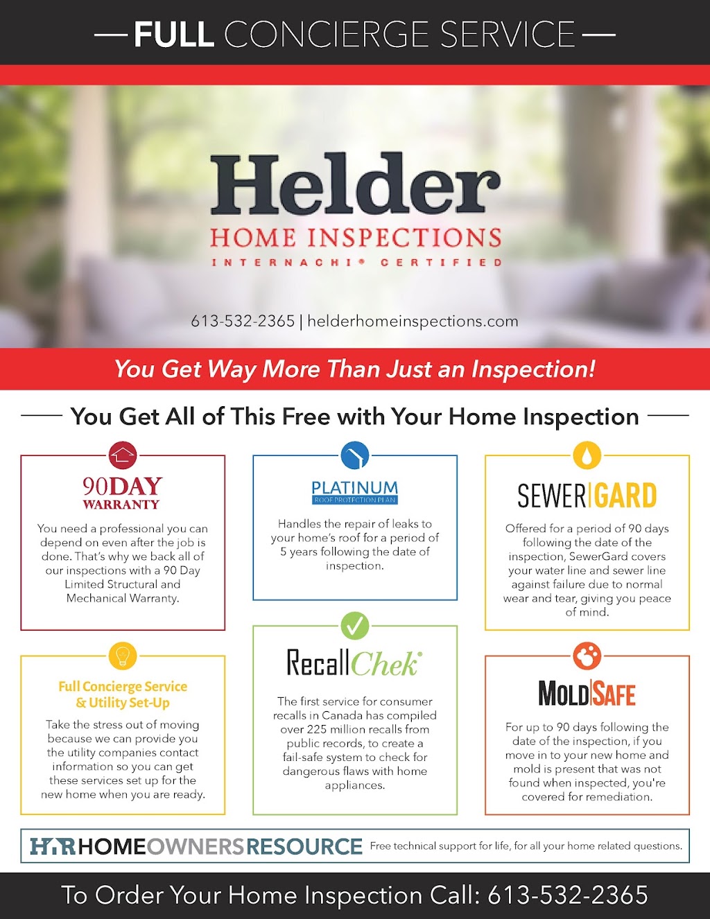 Helder Home Inspections | 861 Danbury Rd, Kingston, ON K7M 6G7, Canada | Phone: (613) 532-2365