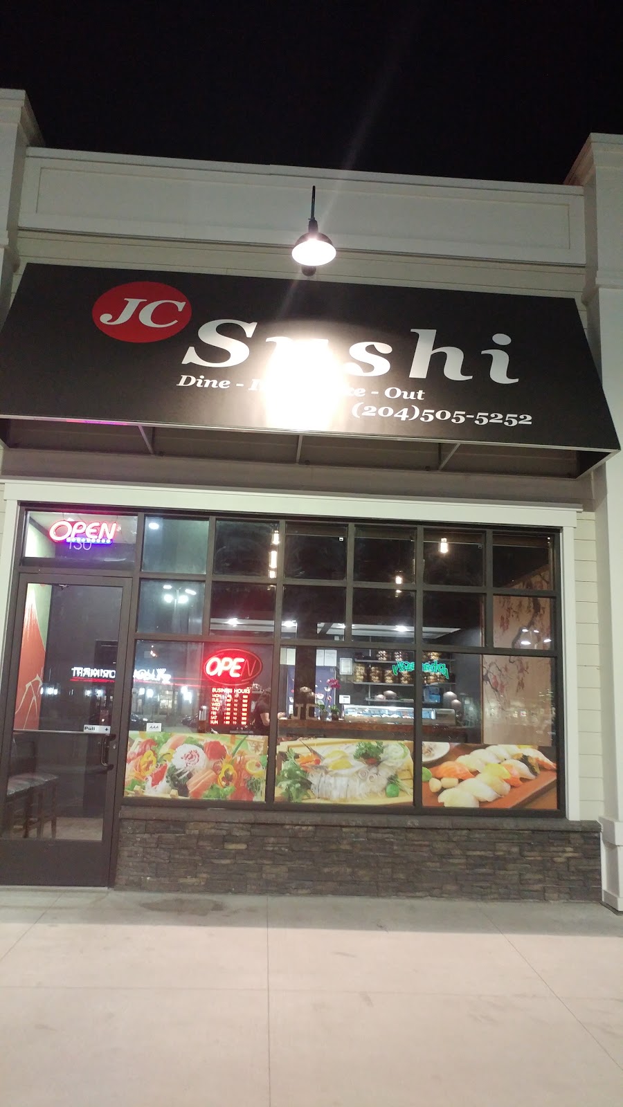 JC Sushi | 130-400 North Town Road, Winnipeg, MB R3Y 0Y3, Canada | Phone: (204) 505-5252