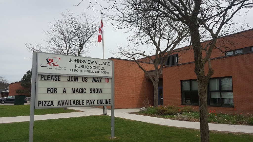 Johnsview Village Public School | 41 Porterfield Crescent, Thornhill, ON L3T 5C3, Canada | Phone: (905) 881-3360