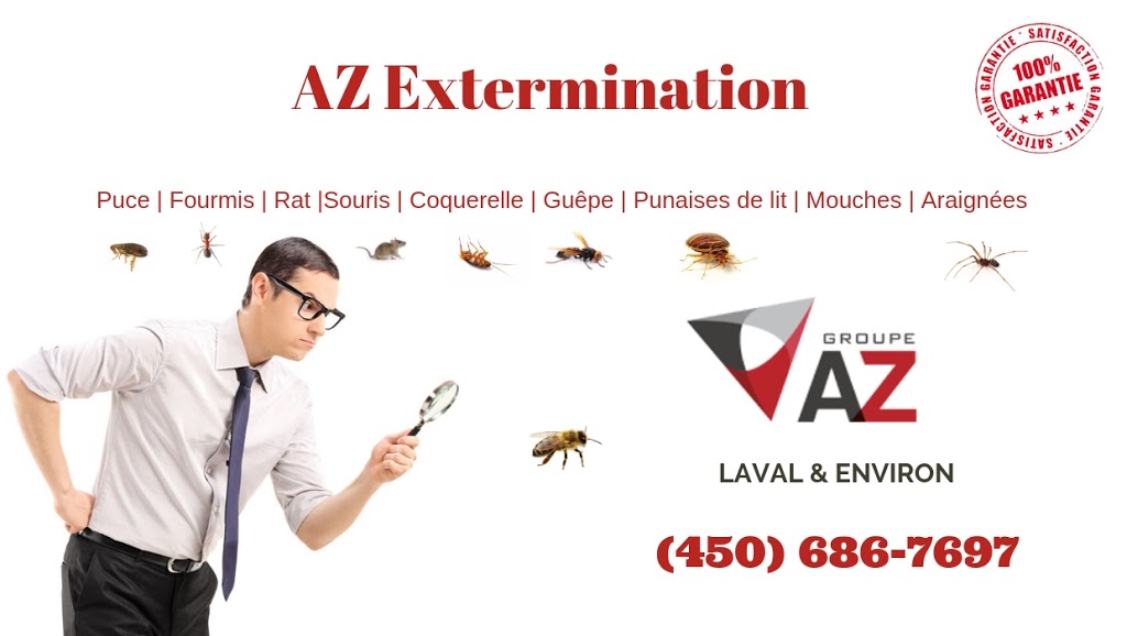 Groupe AZ Extermination | Pont-Viau, Laval, QC H7N 4Y2, Canada | Phone: (450) 686-7697