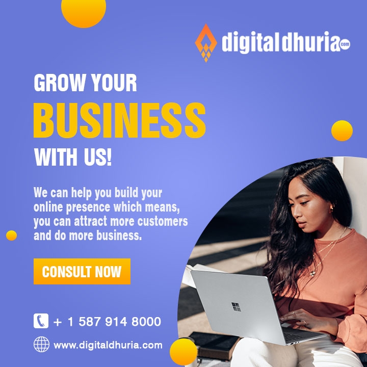 Digital Dhuria (Digital Marketing Agency) | 343 Saddlecreek Point NE, Calgary, AB T3J 4R9, Canada | Phone: (587) 914-8000