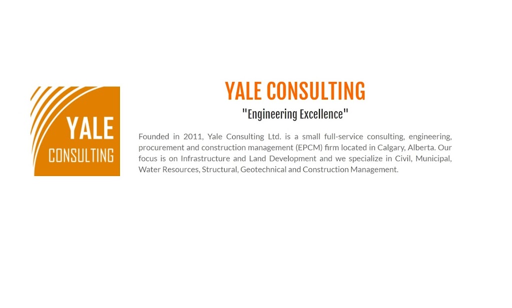 Yale Consulting Ltd. | 20 Edgehill Dr NW, Calgary, AB T3A 2S1, Canada | Phone: (403) 402-0721