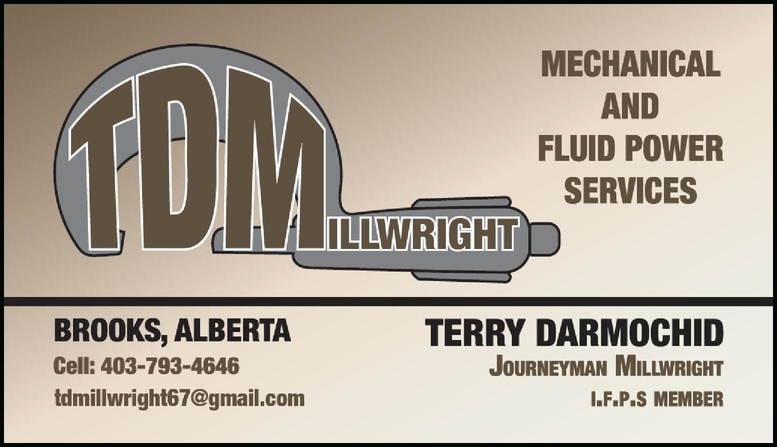 TD Millwright Ltd | #80, Wildrose Ave W, Brooks, AB T1R 0A7, Canada | Phone: (403) 793-4646