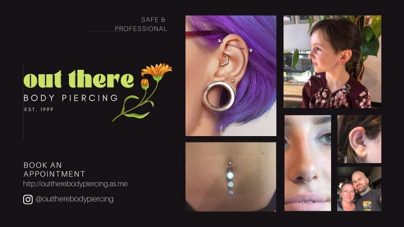 Out There Body Piercing Studio | 1258 Fitchett Rd, Gibsons, BC V0N 1V4, Canada | Phone: (604) 885-0770