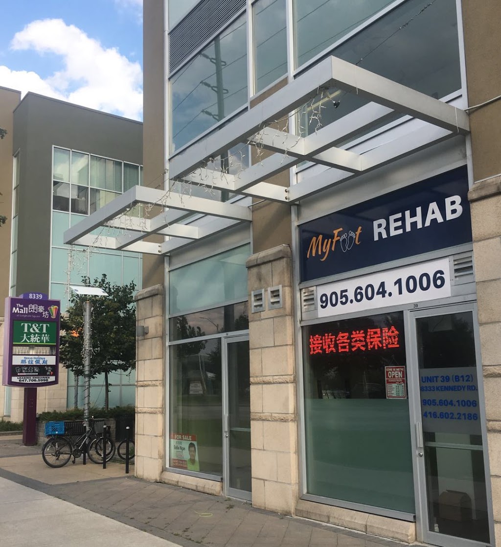 MyFoot Rehab | 8333 Kennedy Road Unit 39(B12, Markham, ON L3R 4P8, Canada | Phone: (905) 604-1006