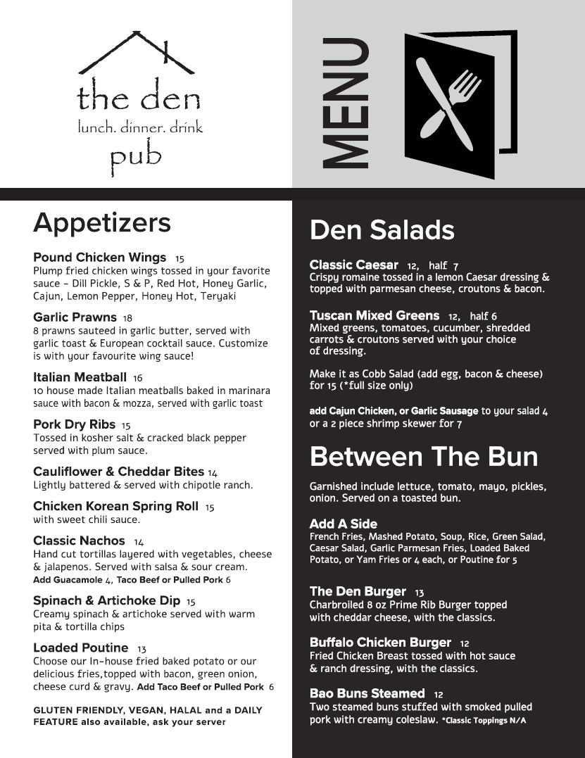 The Den Pub | 1101 4 St, Nisku, AB T9E 7N1, Canada | Phone: (780) 955-7744