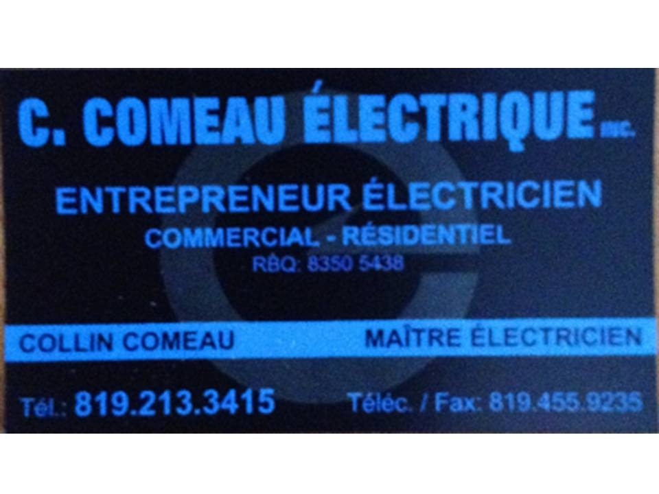 C.Comeau Électrique Inc. | 25 Av. des Vacanciers RR 3, Luskville, QC J0X 2G0, Canada | Phone: (819) 213-3415