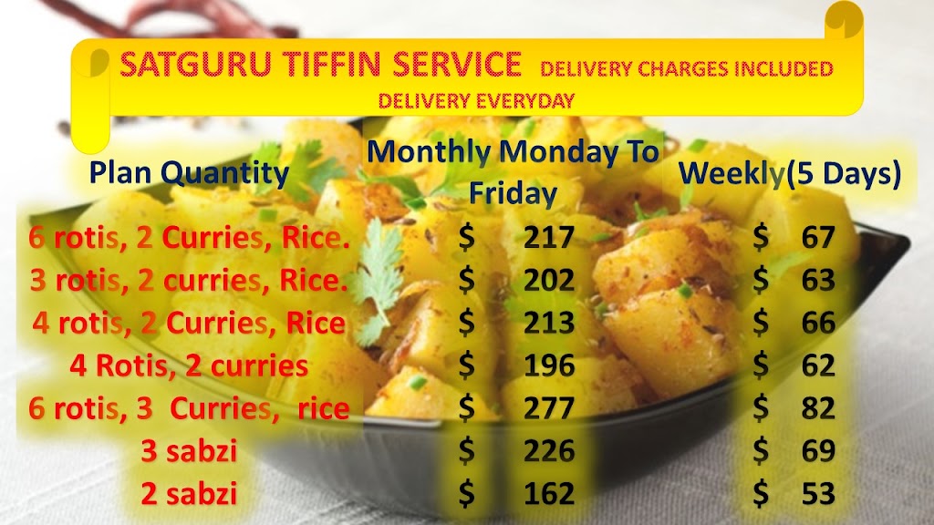 SATGURU Tiffin Service | 30 Freeman St, Scarborough, ON M1N 1C2, Canada | Phone: (647) 365-0885