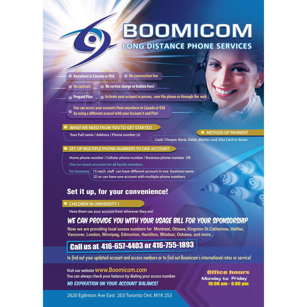 Boomicon | 2620 Eglinton Ave E, Scarborough, ON M1K 2S3, Canada | Phone: (416) 755-1893