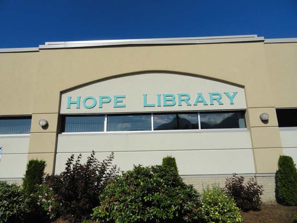 Hope Library | 1005 6 Ave, Hope, BC V0X 1L4, Canada | Phone: (604) 869-2313