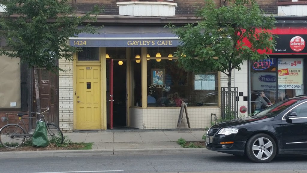 Gayleys Cafe | 1424 Dundas St W, Toronto, ON M6J 1Y5, Canada | Phone: (416) 538-3443