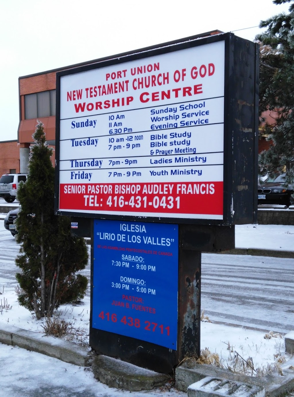 Port Union New Testament Church Of God | 1095 Bellamy Road North, Scarborough, ON M1H 3B8, Canada | Phone: (416) 431-0431