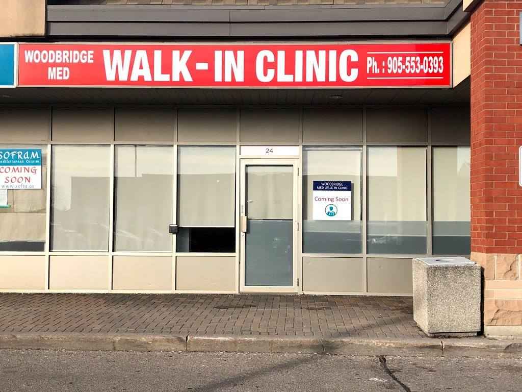 Woodbridge Med Walk-in clinic | 9200 Weston Rd unit# 24, Woodbridge, ON L4H 2P8, Canada | Phone: (905) 553-0393