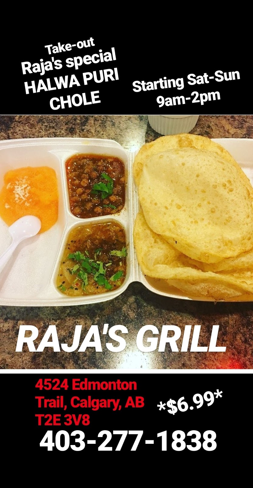 Rajas Grill Calgary | 4524 Edmonton Trail, Calgary, AB T2E 3V8, Canada | Phone: (403) 277-1838