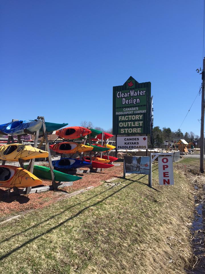 ClearWater Design Canoes & Kayaks Muskoka Outlet | 2372 ON-11, Gravenhurst, ON P1P 1R1, Canada | Phone: (705) 645-0803