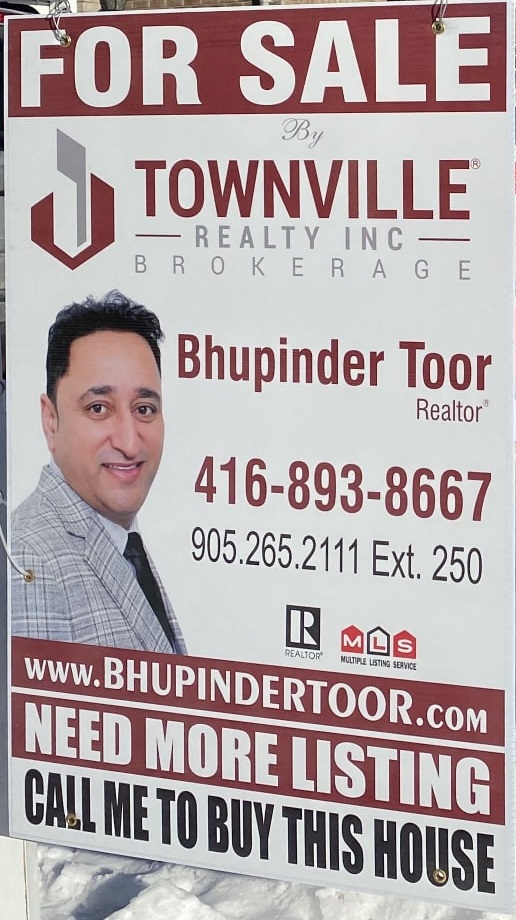 Bhupinder Toor Realtor | 6201 Hwy 7 Unit#10, Woodbridge, ON L4H 0K7, Canada | Phone: (416) 893-8667