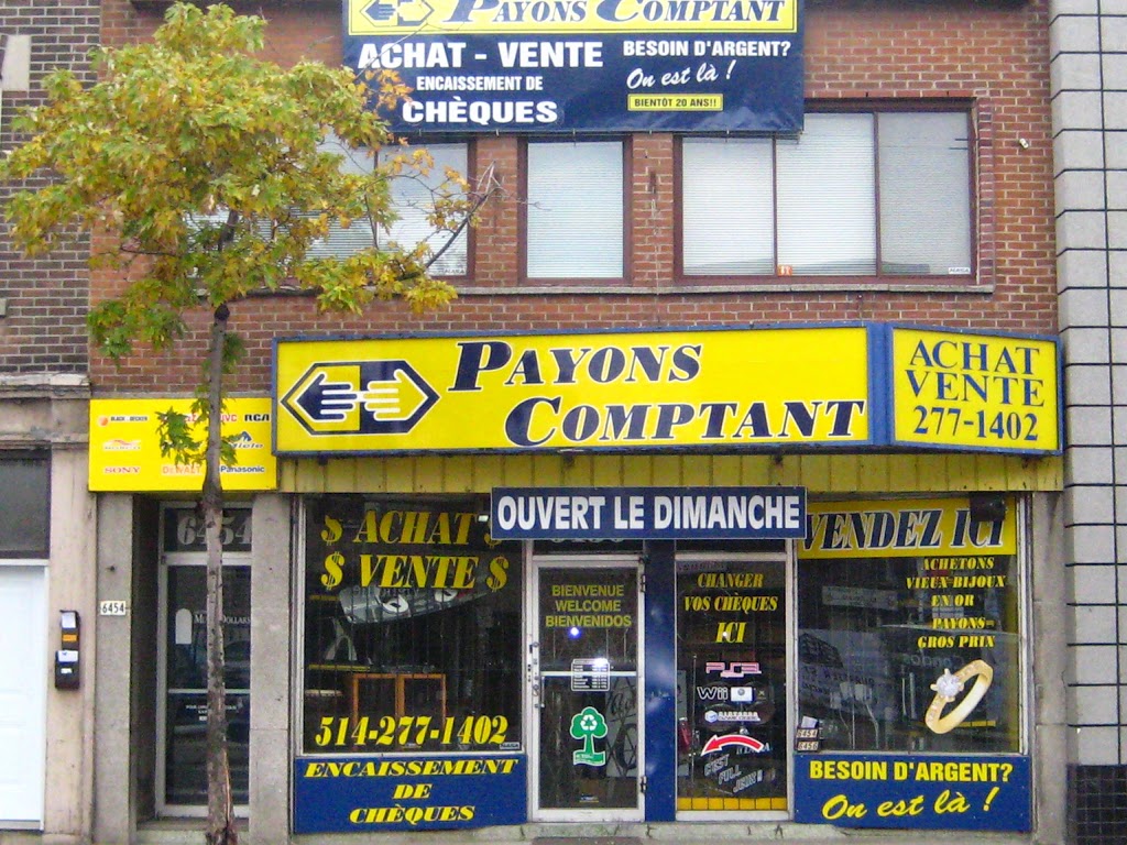 Payons Comptant | 6456 Boul St-Laurent, Montréal, QC H2S 3C4, Canada | Phone: (514) 277-1402