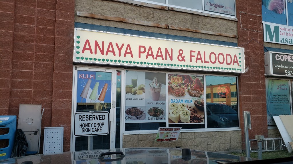 Anaya Paan and Falooda | 5120 47 St NE #123, Calgary, AB T3J 4K3, Canada | Phone: (403) 719-7226