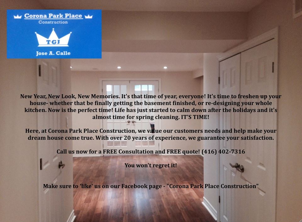 Corona Park Place General Contract | 2684 Bur Oak Ave, Markham, ON L3R 9W3, Canada | Phone: (416) 402-7316