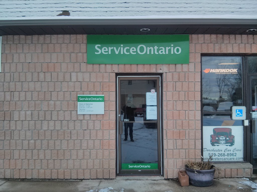 ServiceOntario | 4179 Hamilton Road, Dorchester, ON N0L 1G2, Canada | Phone: (519) 268-3447