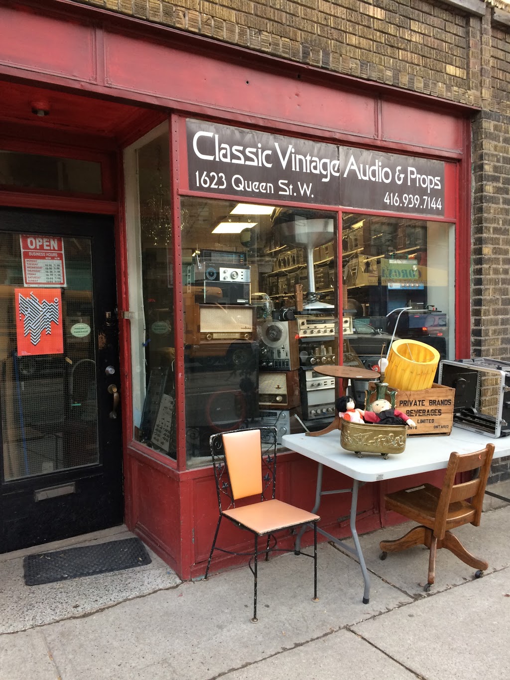 Classic Vintage Audio & Props | 1623 Queen St W, Toronto, ON M6R 1B3, Canada | Phone: (416) 939-7144